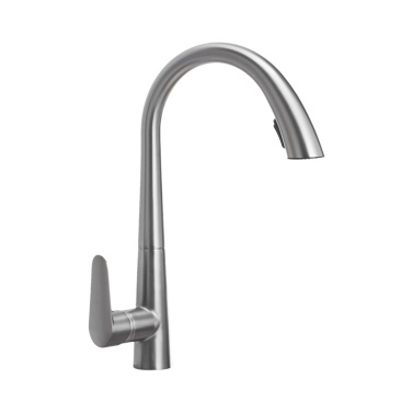 360°Swivel Pull Out Kitchen Faucets with 2 Spray Modes High Arc Bathroom Sink Faucets Pull Down Sprayer Ceramic Valve Basin Water Tap with Cold & Hot Water Inlet Pipes