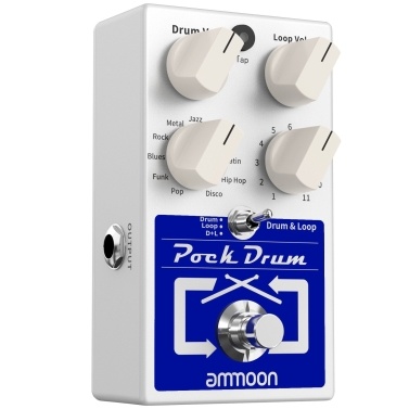 ammoon PockDrum Drum & Loop Guitar Effect Pedal