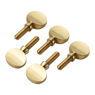 5pcs Brass Sax Neck Tightening Screws Saxophone Replacement Parts Copper Attachment Neck Receiver Tightening Attach Screw Universal for Soprano Alto Tenor Saxophone