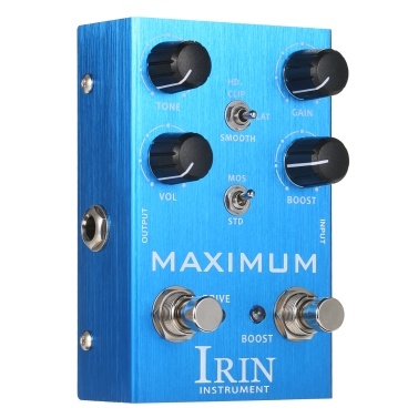 IRIN Overdrive Guitar Effect Pedal for Electric Guitar - MAXIMUM