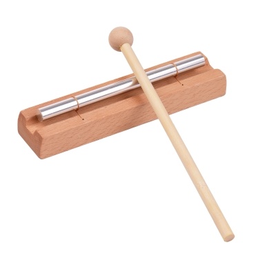 1-Tone Wooden Chimes with Mallet Percussion Instrument