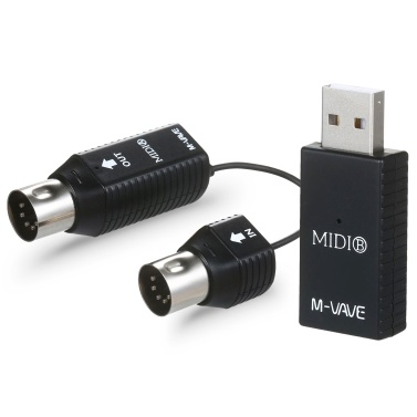 M-VAVE MS1 Mini Wireless Transmission System MIDI System MIDI Wireless Adapter Plug and Play