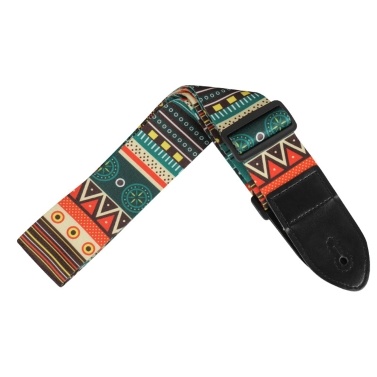 Electric Guitar Polyester Straps Ethnic Style Ballad Acoustic Guitars Bass Belt Musical Instrument Accessory