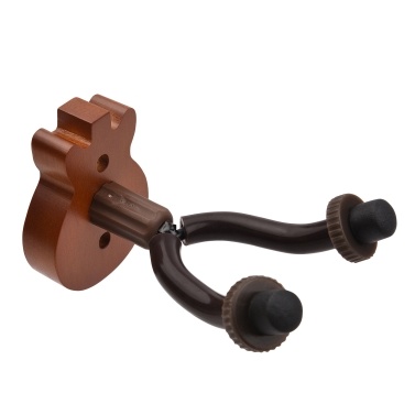 Guitar Wall Mount Hanger Solid Wood Guitar Hanger Wall Hook Holder Stand with Metal Steadying Bars for Acoustic Electric Guitar Bass Ukulele