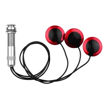 Adhesive Instrument Pickup Acoustic Guitar Pickup Mini Transducer  0.3m Cable