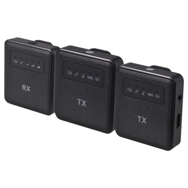 2.4G Wireless Collar Clip Microphone Clip-on Microphone Mic Transmitter and Receiver with Clip