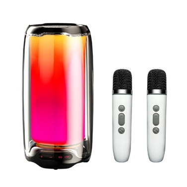 Portable BT Karaoke Speaker with 2 Mic