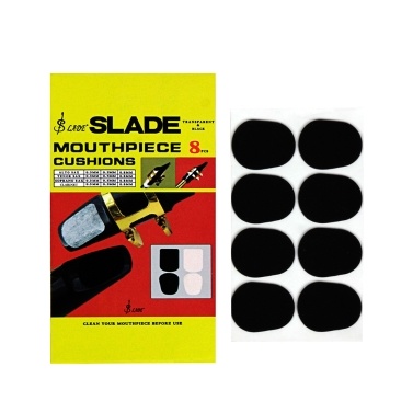 Wind Instrument Accessories 8pcs Alto Tenor Saxophone Clarinet Mouthpiece Cushions Patches Pads Black 0.8mm Thickness