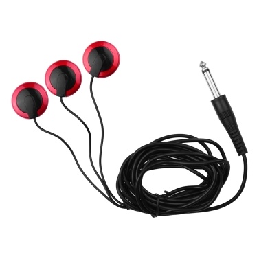 Adhesive Instrument Pickup Acoustic Guitar Pickup Mini Transducer 3.0m Cable