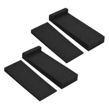 2 Packs High Density Acoustic Isolation Foam Isolation Pads 27 * 10cm Usable Area for Studio Monitor Speaker