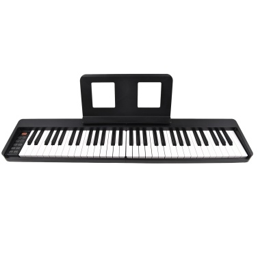 BX18-61 Piano électronique pliable à 61 touches Piano électronique multifonctionnel à 61 touches Clavier pour piano sensible avec écran LCD