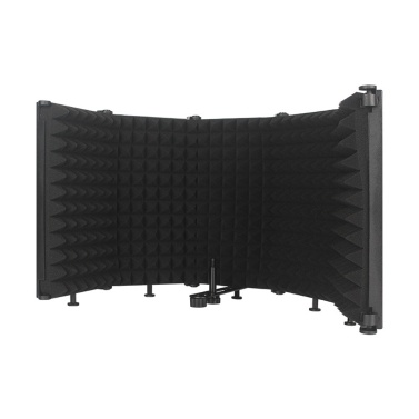 Foldable Adjustable Sound Absorbing Vocal Recording Panel Portable Acoustic Isolation Microphone Shield Sound-proof Plate
