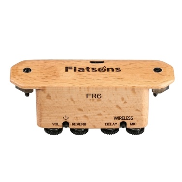 FLATSONS FR6 BT Resonance Pickup Guitar Soundhole Clip-on Rechargeable Pickup