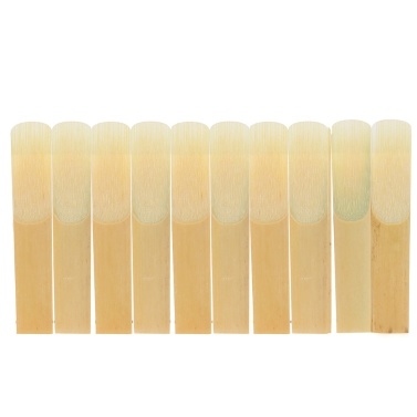10-pack Pieces Strength 2.5 High Quality Bamboo Reeds for Bb Clarinet Accessories