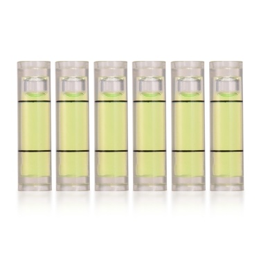 Mini Precision Bubble Level Spirit Leveling Gauge for Phonograph Turntable Headshell Cartridge, 6pcs/Pack