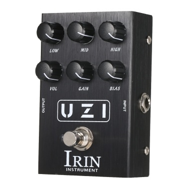 IRIN Guitar Effect Pedal Mini Guitar Heavy Rock Distortion Effect Simulator Cabinet Simulator Guitar Effector Pedal - UZI