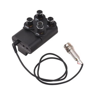 Guitar Pickup with BT, Drum Machine, Metronome & Tremolo - Enhance Your Acoustic Sound