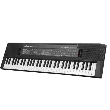 61 Keys Digital Music Electronic Keyboard Kids Multifunctional Electric Piano for Piano Student with Microphone Function Musical Instrument