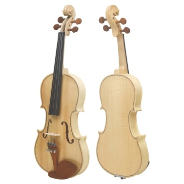 Gecheer 4/4 Violin - Handcrafted Spruce Top & Maple Craft with Tiger Stripe Ebony Parts