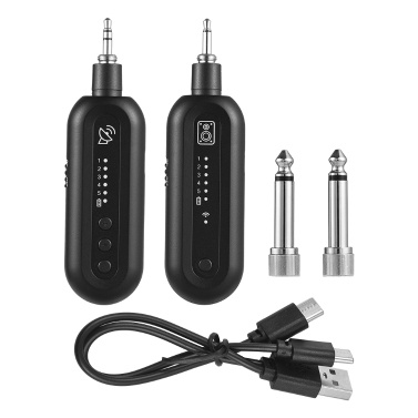 JTS-5 Wireless Guitar System Rechargeable Guitar Transmitter Receiver Set