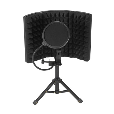 Microphone Isolation Screen with High-Density Absorbing Sponge 3-Panel Foldable Windshield Mini Wind Screen Board Sound Insulation Cover for Recording Studio Sound Absorbing Recording Equipment with T