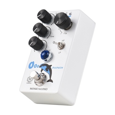 MOSKYAudio Distortion/Overdrive Guitar Effect Pedal for Electric Guitar - DOLPHIN