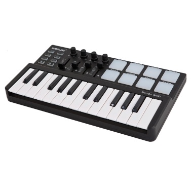 Worlde Panda mini Portable Mini 25-Key USB Keyboard and Drum Pad MIDI Controller