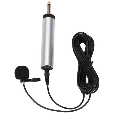 Mini Portable Wired Electret Condenser Lapel Clip-on Musical Instrument Mic Microphone for Guitar Sax Trumpet Violin Piano
