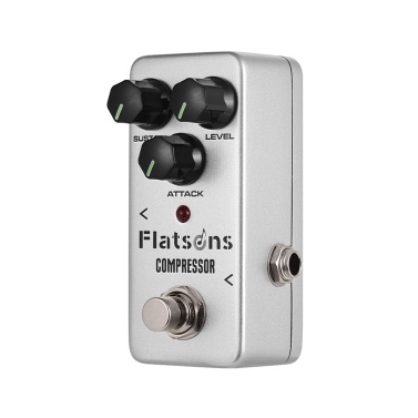 Flatsons COMPRESSOR Mini Compress Guitar Effect Pedal Full Metal Shell True Bypass