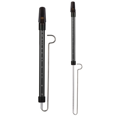 Metal Slide Whistle Scale Sliding Flute with Steel Sliding Rod Musical Instrument Toy