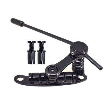 Electric Guitar Bridge Pull Plate - Chrome Tremolo Tailpiece for LP/SG Guitars