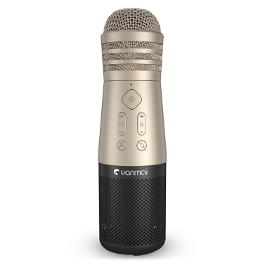 Yanmai SF-999 Wireless Handheld Microphone Mic Smartphone Karaoke Player 6 Sound Effects Built-in Speaker Rechargeable Battery