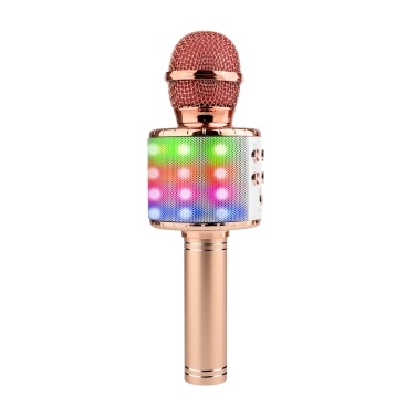 Portable BT Microphone Wireless Microphone Professional Speaker Music Player Handheld Microphone Singing Recorder Mic
