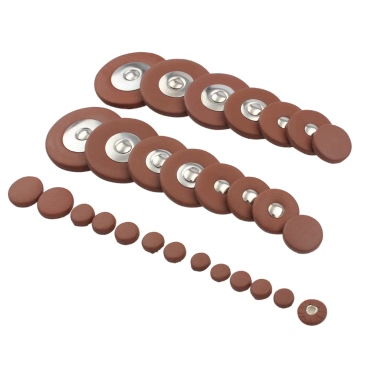 Andoer® 28Stke Sax Leder Matten Ersatz für Sopran Saxophon