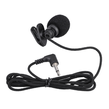 Mini Portable Clip-on Lapel Hands-free 3.5mm Jack Condenser Microphone Mic for Computer PC Laptop Loundspeaker