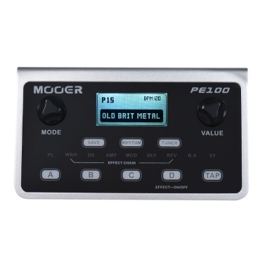 MOOER PE100 Portable Multi-effects Processor Guitar Effect Pedal