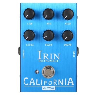 IRIN Mini Guitar Effect Pedal VOX AC30 Speaker Simulator Cabinet Simulator Guitar Effector Pedal  - AC Tone Sound (Blue)