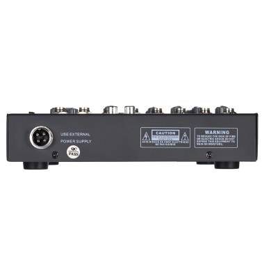 Portable 4-Channel Mic Line Audio Mixer