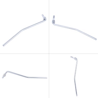 E-Gitarren-Tremolo Trem Vibrato Arm Whammy Bar Kurbelhebel für Floyd Rose Brückensystem Silber
