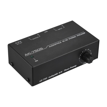 Audiophile M/M Phono Preamp Preamplifier with Level Controls RCA Input & Output Interfaces