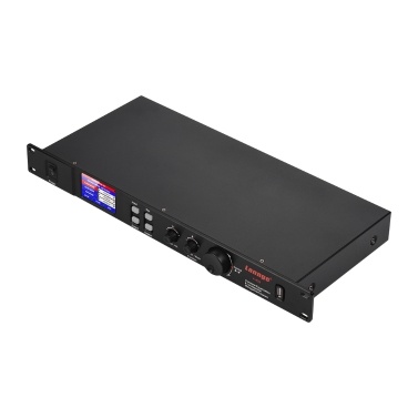 Lannge A-808 8 IN & 8 OUT Digital Audio Processor LCD Touchscreen 32bit DSP with USB RS232 Computer Interface 1U Rack Mount