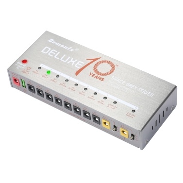 Demonfx Guitar Power Supply 10 Isolated Output for 9V/12V/18V Effect Pedal