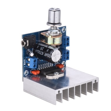 Stereo 2.0 Audio Amplifier Module 15W + 15W Dual-channel Mini Amp Board Amplify DIY Circuit Board with Heatsink
