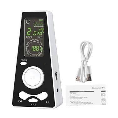 Electronic Digital Metronome with Timer Universal Electronic Metronome