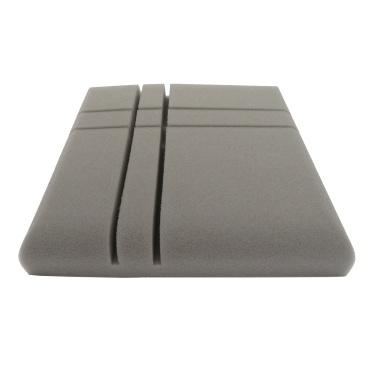 12Pcs Fiber Acoustic Panels High Density Acoustic Treatment Foam Cross-Line Sound Absorbing Board Soundproof Foam Sound Insulation Board for Acoustic Treatment Wall Decoration 30*30*5CM Red