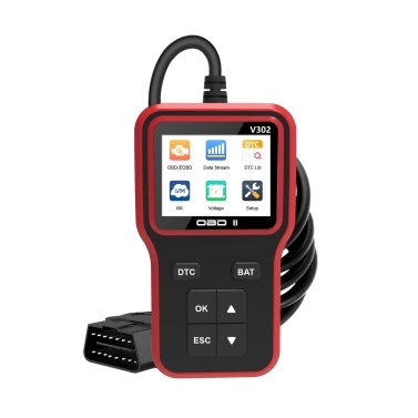 Car OBDII Scanner 2.8-Inch Color Screen Automotive Check Engine Code Reader Diagnostic Tool for All OBDII Vehicles