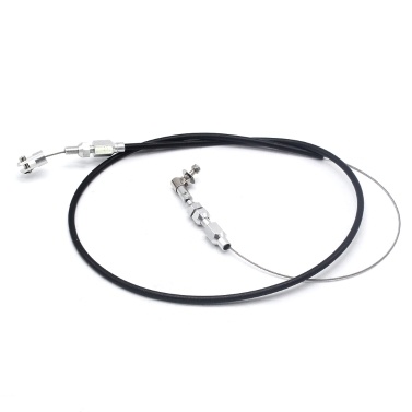 36" Stainless Steel Throttle Cable Black 24" Housing Hot Rod Street Rod