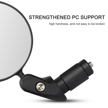 Bike Mirror Bicycle Cycling Wide Angle Rear View Mirror 360 °Adjustable Rotatable Handlebar Mounted Acrylic Convex Glass Mirror for Mountain Road Bike