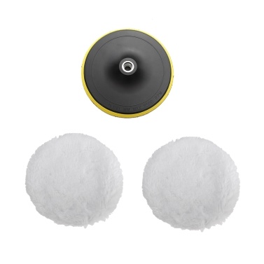 7 inch Polisher/Buffer Soft Wool Bonnet & Pad with Hook & Loop for Polishing/Buffing