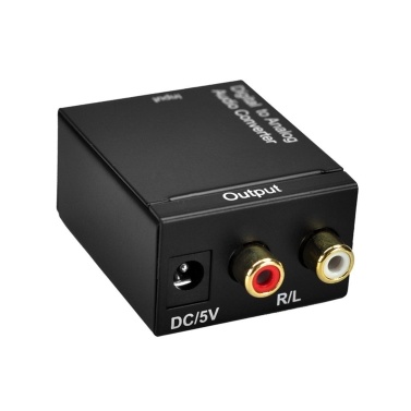 Digital to Analog Audio Converter Audio Switch Box Digital SPDIF Optical to RCA AV Converter Coaxial Toslink